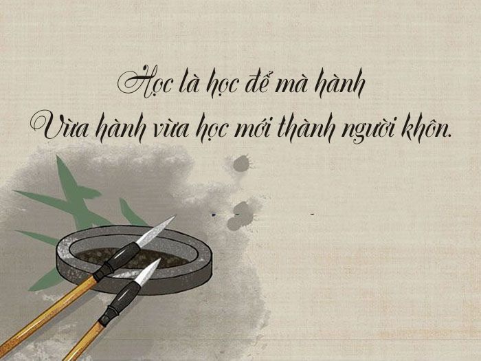 Học đi đôi với hành