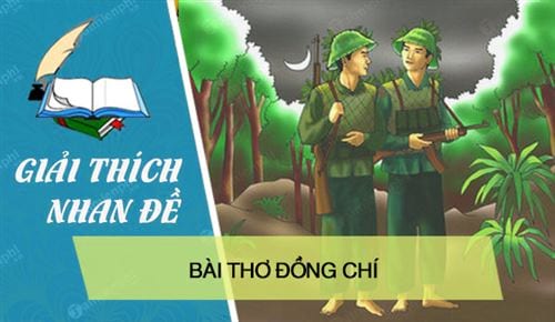 Giải thích nhan đề "Đồng chí"
