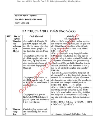 KI + H2SO4 + H2O2: Hiện tượng và Giải thích Gallery 2