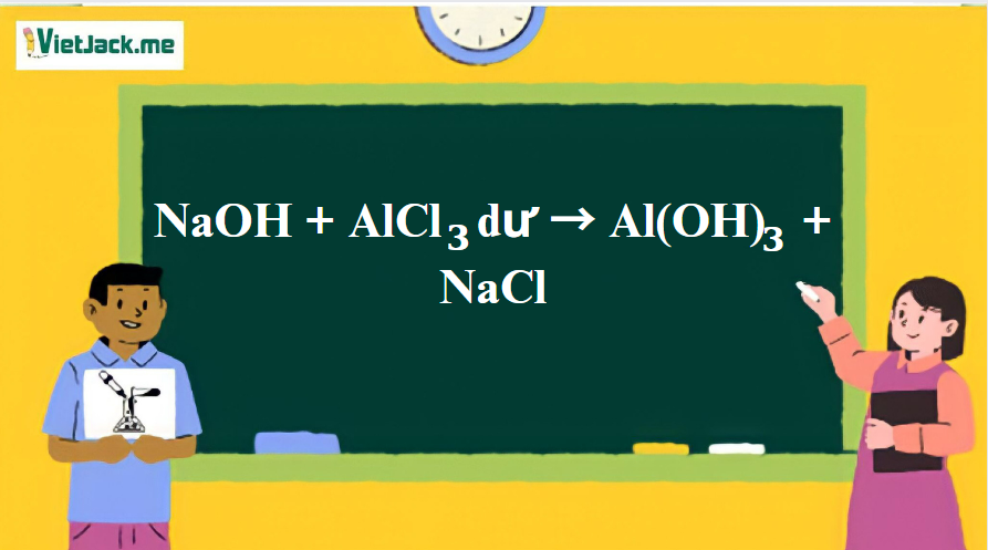 Phản ứng NaOH + AlCl3 dư Gallery 2