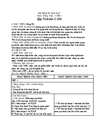 Giáo án bài [Tên bài học] - Giáo án chi tiết, đầy đủ