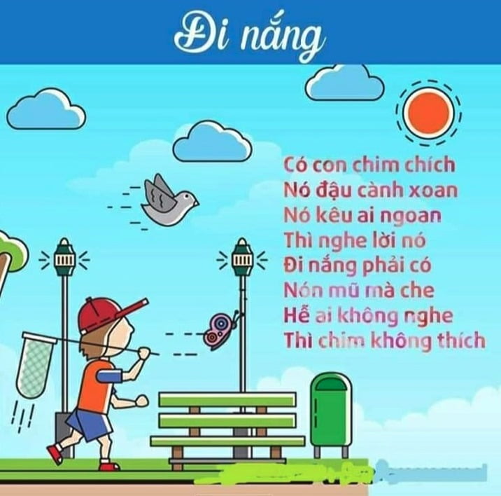 Giáo án bài thơ Đi nắng