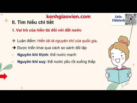 Giáo án Hiền tài là nguyên khí của quốc gia