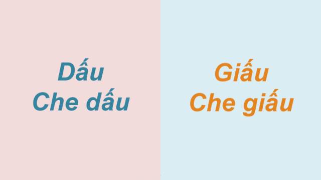 Giấu dốt hay dấu dốt?