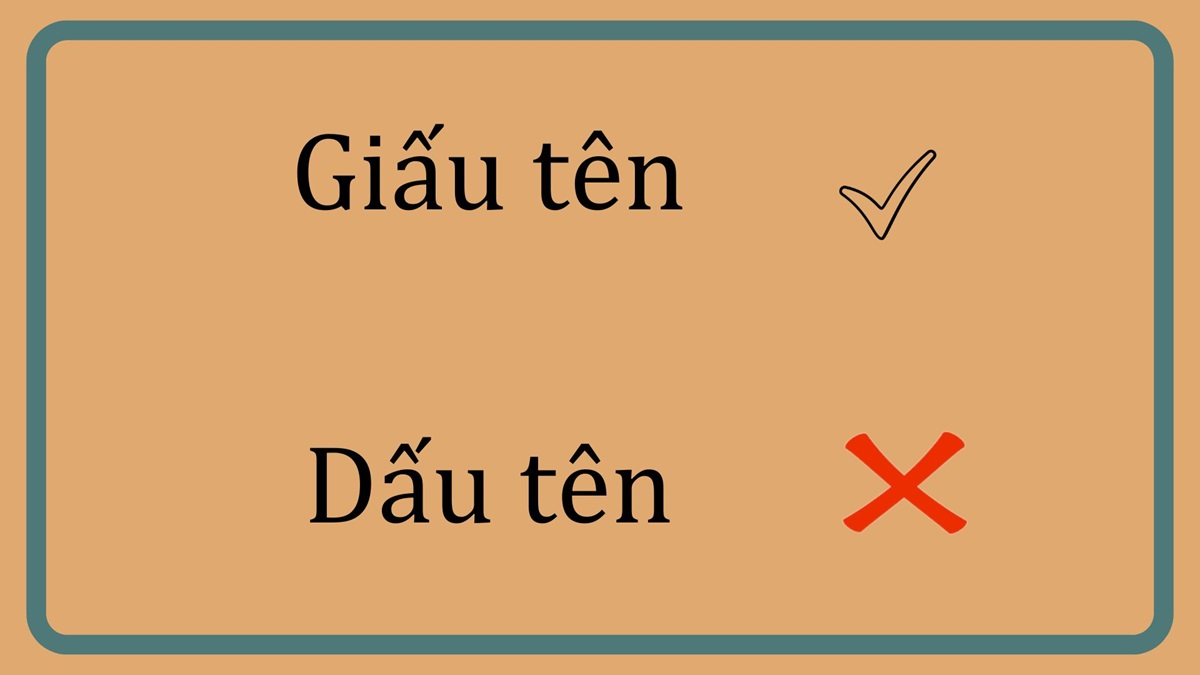 Giấu tên hiệu quả: Bí quyết bảo vệ thông tin cá nhân