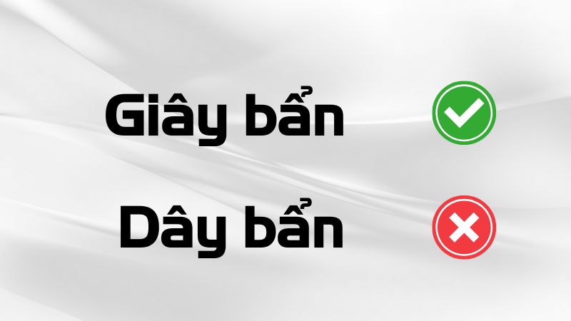Giây Bẩn Hay Dây Bẩn?