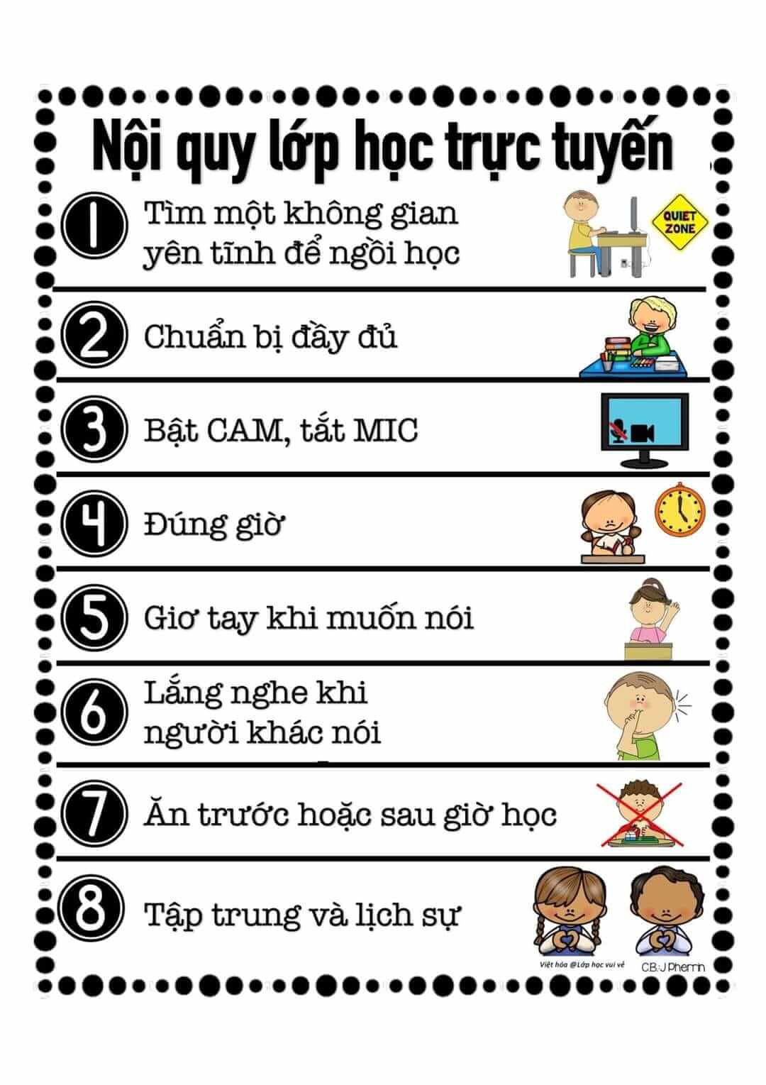 Nội Quy Lớp Học Gallery 1