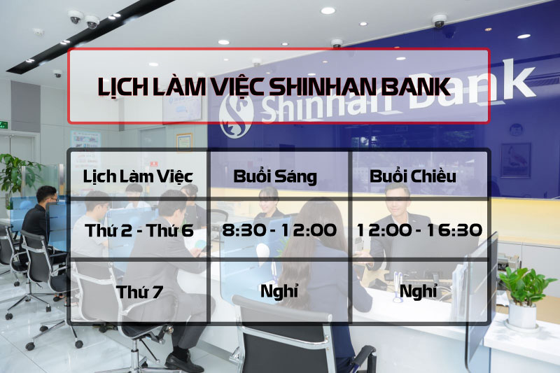 Giờ Làm Việc Ngân Hàng Shinhan Gallery 1