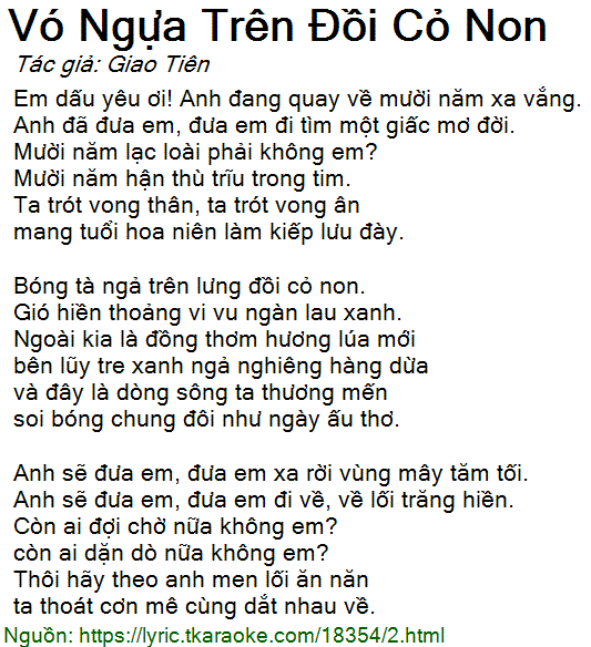 Gió Ngựa Trên Đồi Cỏ Non