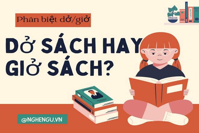 Giở vở hay dở vở?