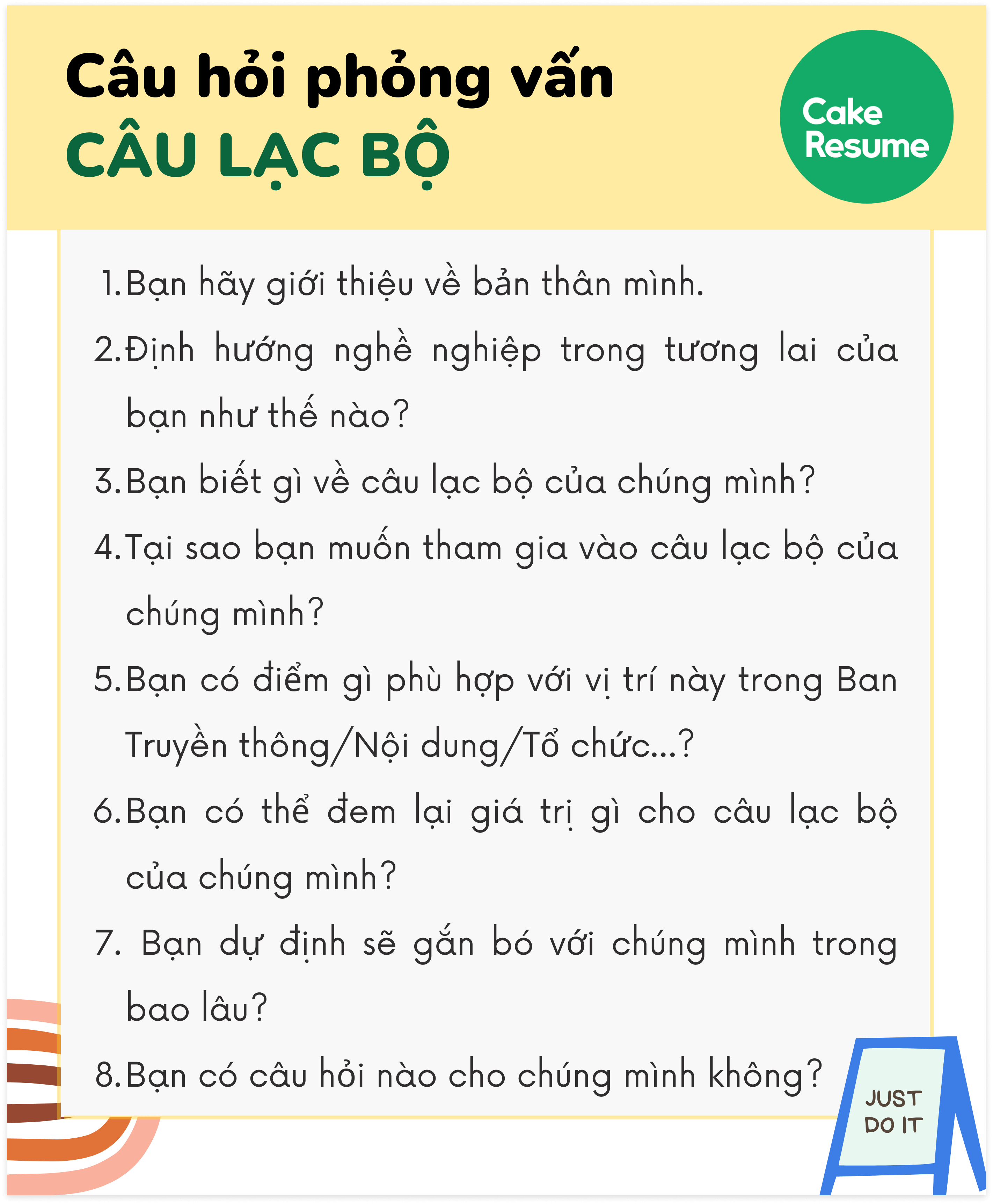 Giới thiệu bản thân ấn tượng khi phỏng vấn câu lạc bộ