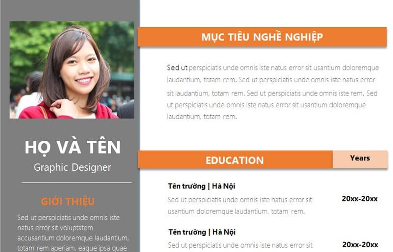 Giới thiệu bản thân ấn tượng trong CV xin việc Gallery 2