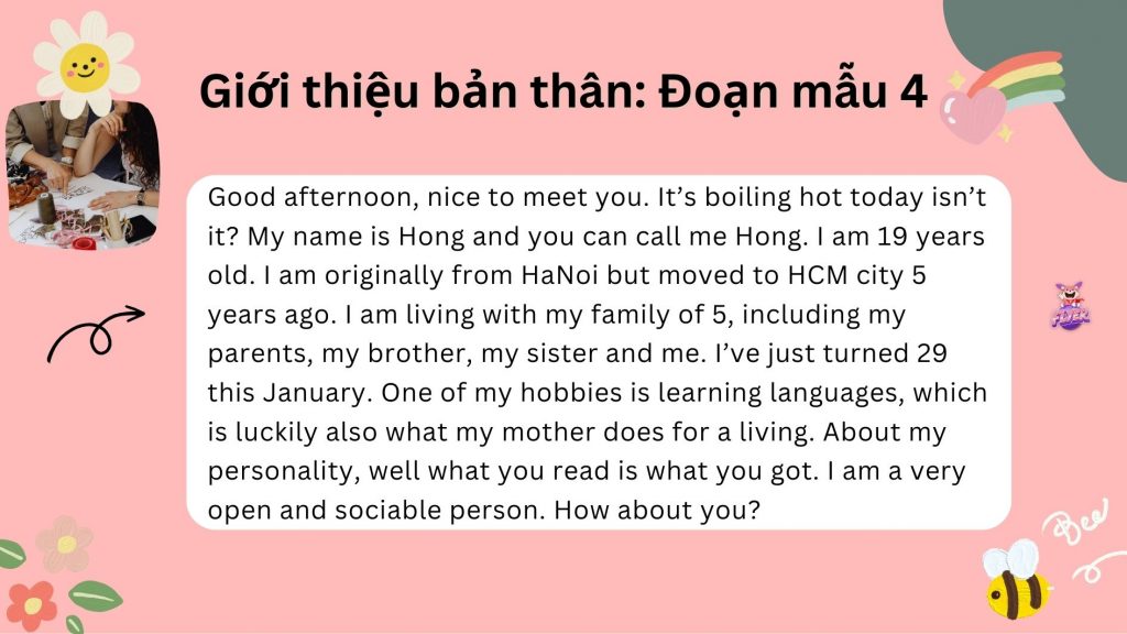 Introducing Myself in English