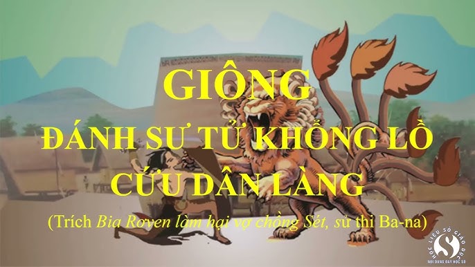 Giông đánh sư tử khổng lồ cứu dân làng