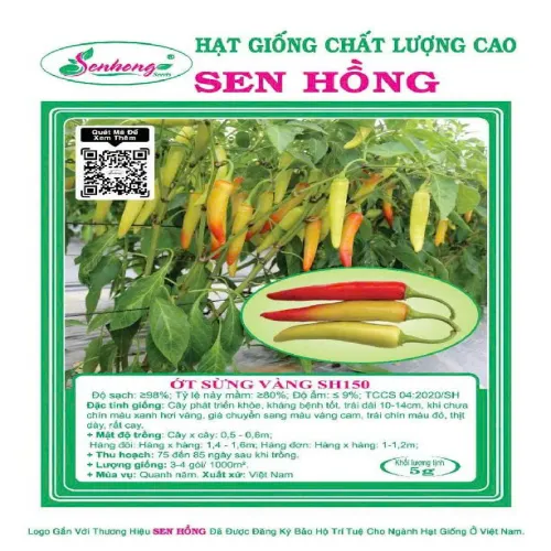 Giống Ớt Sen Hồng