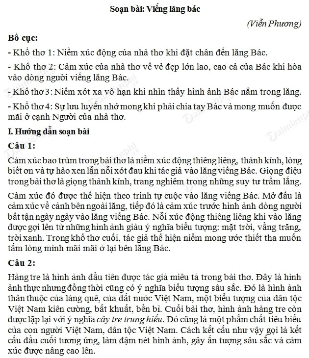 Viếng Lăng Bác Văn 9 Gallery 2