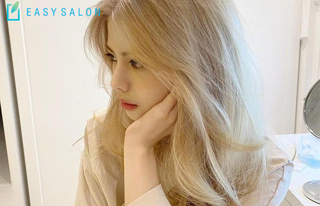 Tóc nền vàng nên nhuộm màu gì? Gallery 2