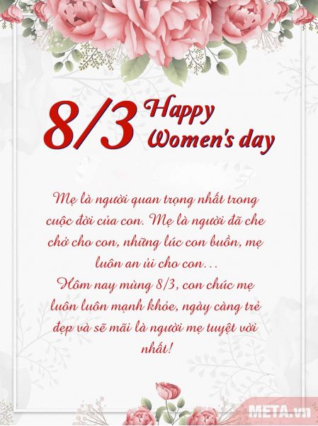 Lời Chúc Mừng 8/3 Ấm Áp và Ý Nghĩa Nhất Gallery 2