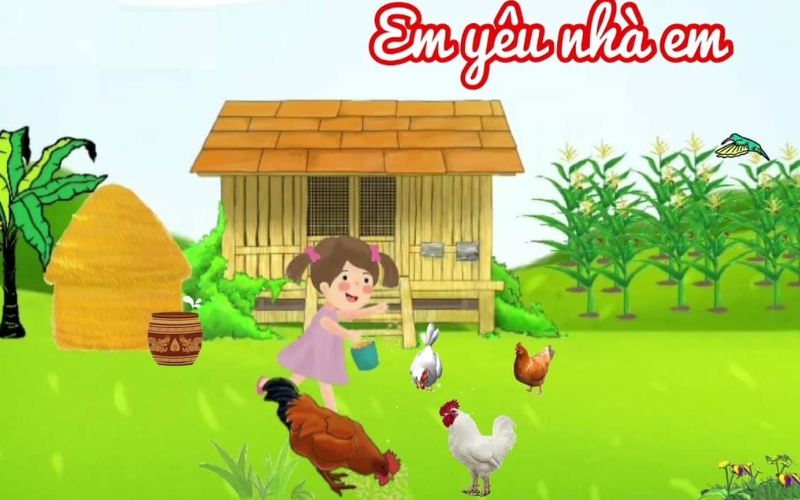 Tranh Thơ Em Yêu Nhà Em Gallery 2