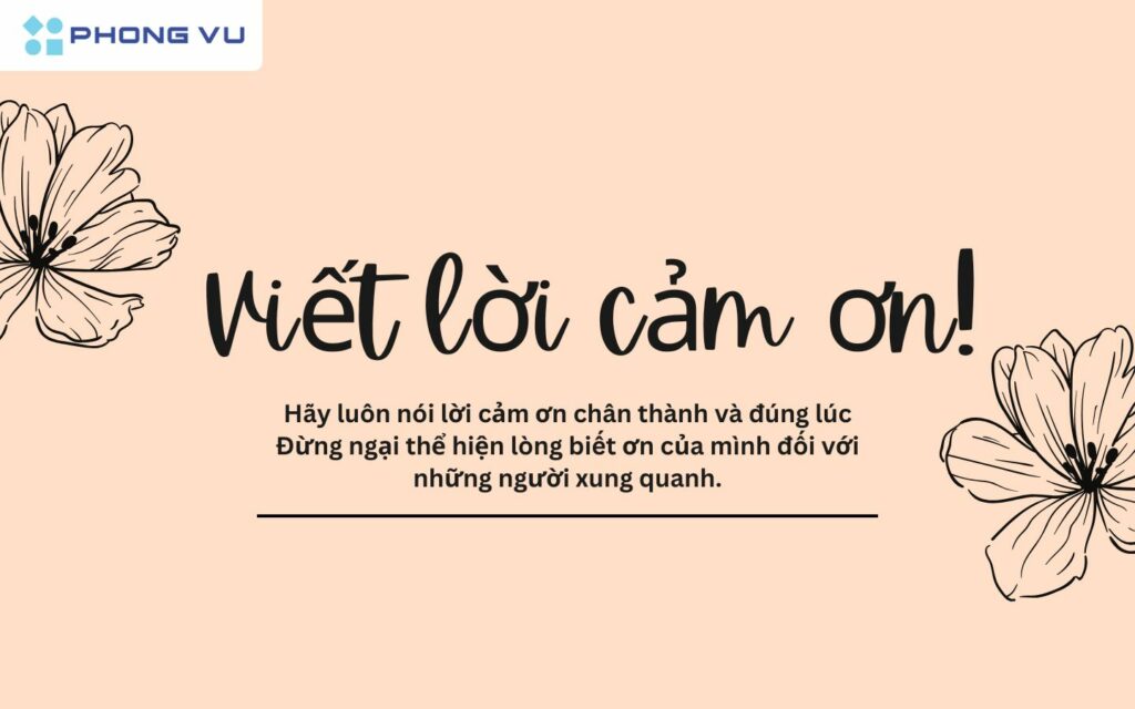 Gửi lời cảm ơn chân thành đến mọi người