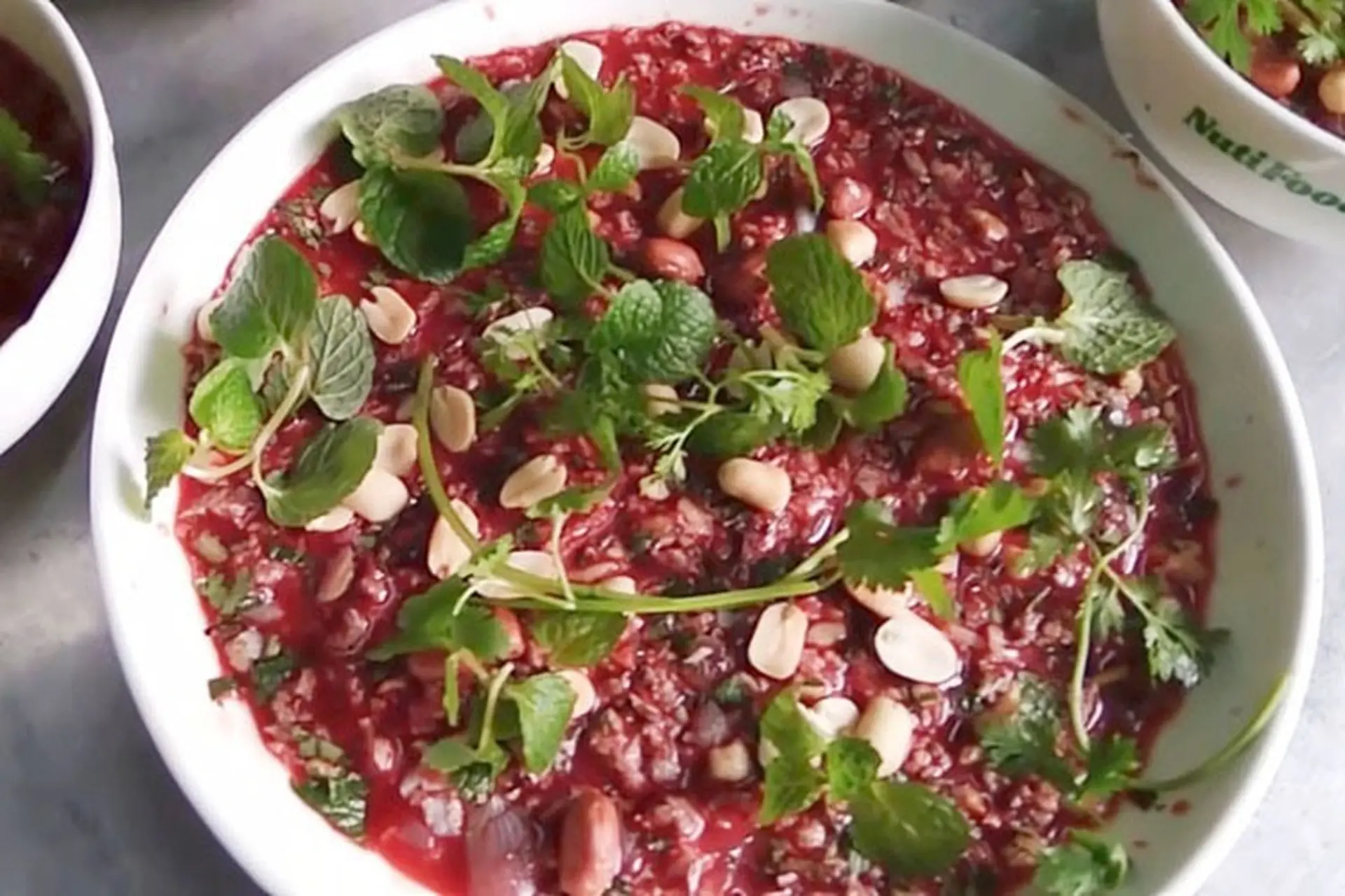 Hãm tiết canh ngan