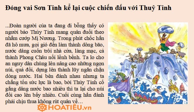 Truyện Sơn Tinh Thủy Tinh - Kể lại bởi Sơn Tinh Gallery 2