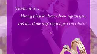 Hạnh phúc không phải là được nhiều người yêu