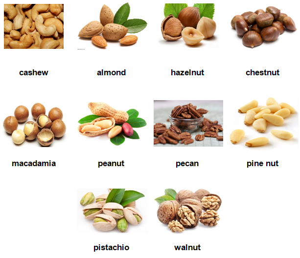 Chestnuts in English