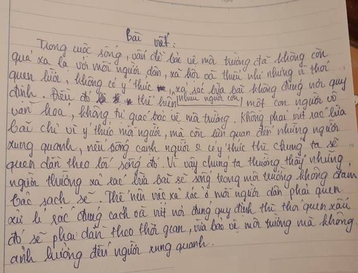 Suy nghĩ về hiện tượng vứt rác bừa bãi nơi công cộng Gallery 2