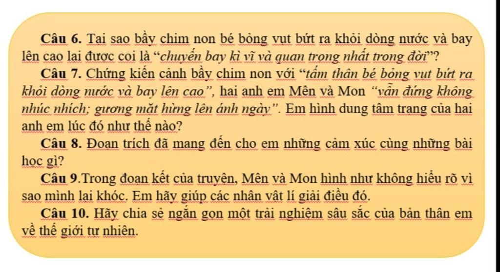 Trải Nghiệm Sâu Sắc Về Thế Giới Tự Nhiên
