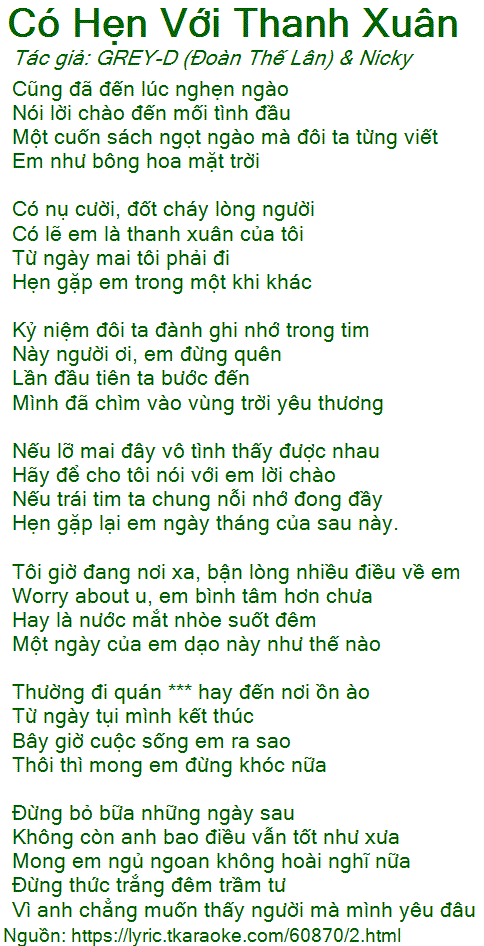 Hãy Để Cho Tôi Nói Với Em Lời Chào