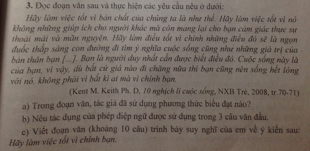 Hãy Làm Việc Tốt Vì Chính Bạn Gallery 2