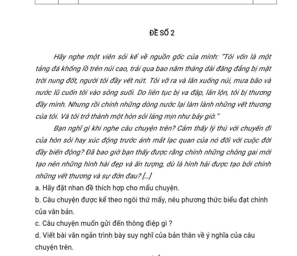 Hãy nghe một viên sỏi kể về nguồn gốc của mình