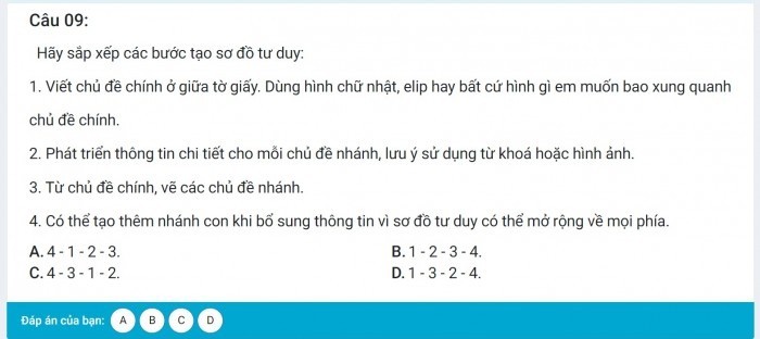 Sắp xếp các bước tạo sơ đồ tư duy hiệu quả