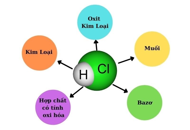 HCL Tác Dụng Được Với Những Chất Nào?
