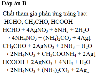 HCOOH có phản ứng tráng gương không?