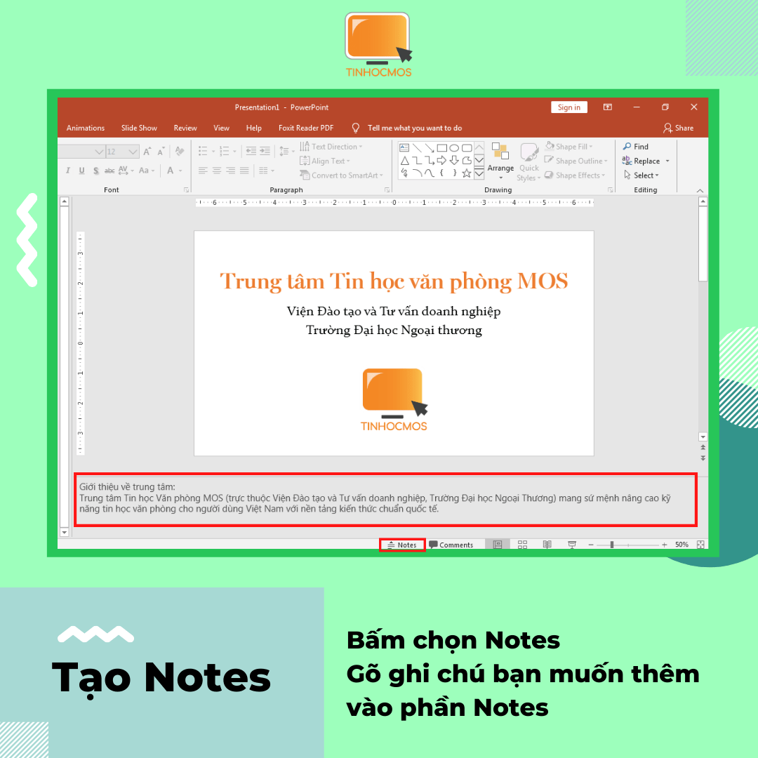 Hiện Ghi Chú Khi Trình Chiếu Powerpoint 2010 Gallery 2