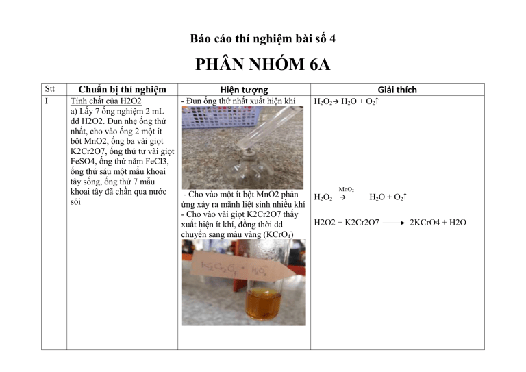 KI + H2SO4 + H2O2: Hiện tượng và Giải thích Gallery 1