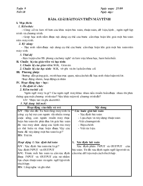 Các bước giải bài toán trên máy tính Gallery 1