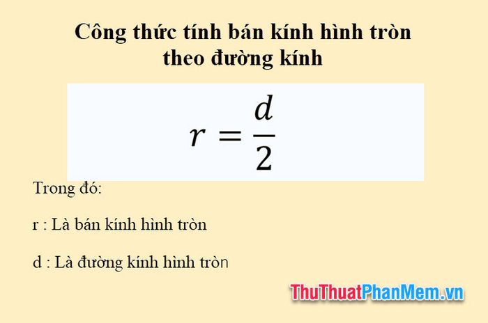 Công thức đường kính hình tròn Gallery 1