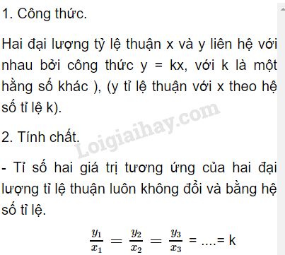 Công thức tỉ lệ thuận là gì? Gallery 1