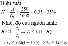 Hiệu suất của động cơ