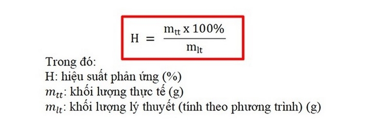 Hiệu suất được tính theo công thức nào? Gallery 1