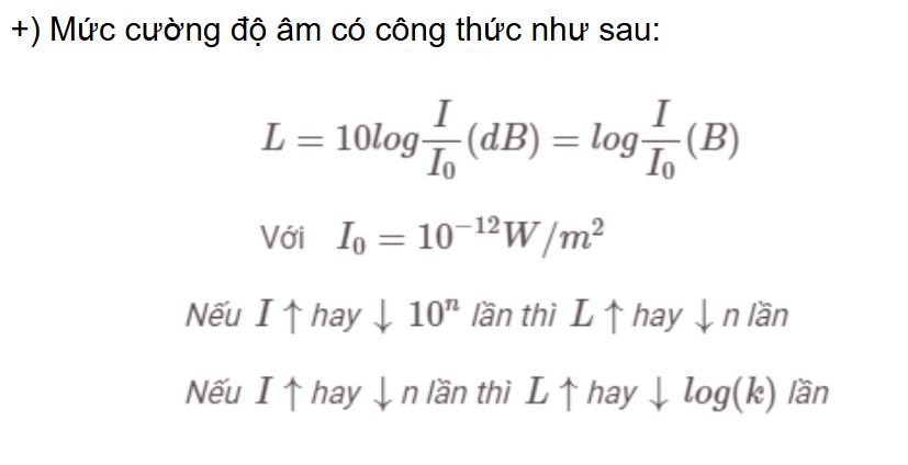 Mức Cường Độ Âm Được Tính Bằng Công Thức Nào? Gallery 1