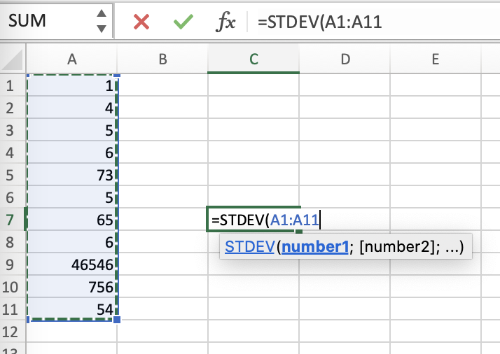 Hàm Độ Lệch Chuẩn Trong Excel Gallery 1
