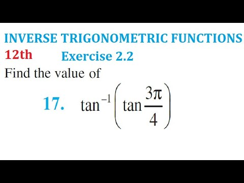 Tan Inverse Tan 3π/4 Gallery 1
