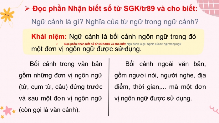 Thực hành tiếng Việt: Ngữ cảnh và nghĩa của từ ngữ trong ngữ cảnh Gallery 1