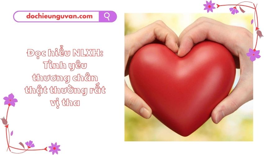 Tình Yêu Thương Chân Thật Thường Rất Vị Tha Gallery 1