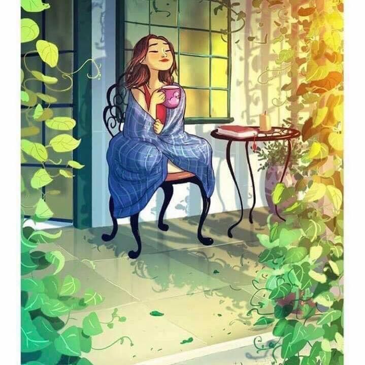 Hình ảnh cô gái độc thân vui vẻ