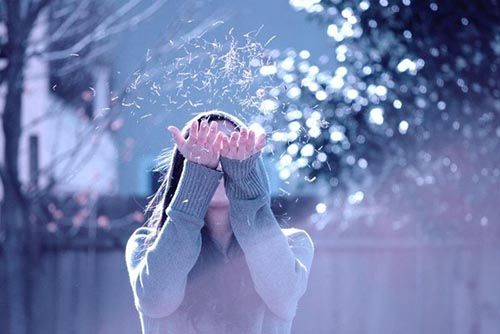 Hình ảnh mùa đông buồn cô đơn